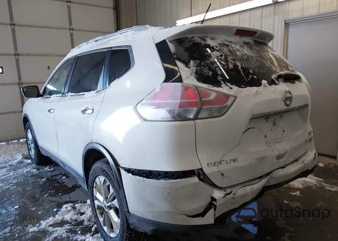2014 Nissan Rogue Sv z USA, uszkodzony, nr VIN 5N1AT2MK6EC811435